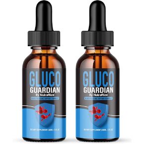 (عبوتان) قطرات Gluco Guardian، مكمل سائل Gluco Guardian المتقدم، تركيبة دعم الدم الطبيعية بالكامل، Gluco Guardian 24، قطرات عشبية ذات قوة قصوى، تقييمات GlucoGuardian (60 وجبة) in Kuwait