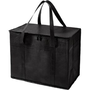 1 Pack X-Large Insulated Bag 30L,Pizza Delivery Bags，Cooler Bags Insulated for Travel Pizza Bag Food Delivery Bag, Insulated Reusable Grocery Bags Warm Cooler Bags,for Food & Grocery Hold