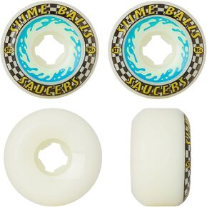 Skateboard Wheels 57mm Saucers 95A White
