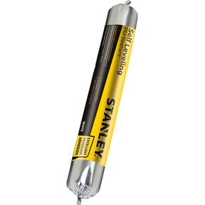 STANLEY Self Leveling Polyurethane Sealant - 1x20.3Oz.White, Self-Leveling Concrete Sealant for Horizontal Expansion Joints in Industrial Floors, Driveways, Garages, Sidewalks and Decks | 1 Pack