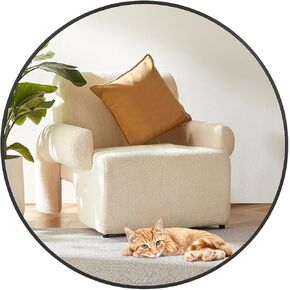 Gold Circle Mirror for Bathroom, 18 inch Round Mirror, HD Eco-Friendly Round Bathroom Mirror for Over Sink, Small Matte Gold Metal Framed Wall Mirror for Wall, Vanity, Entryway, Easy to Install
