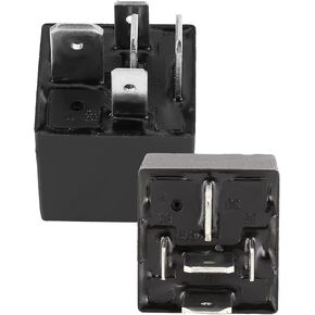 2Pcs 5Pin Winch Solenoid Relay Contactor 12V 80A Universal for ATV UTV Truck Boat Van