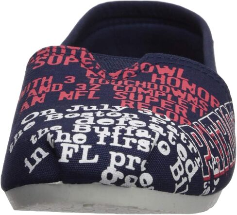 FOCO Women's NFL New York Giants SMU Thematic Canvas Shoe Small in Saudi Arabia
