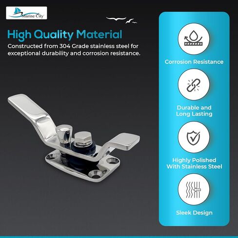 MARINE CITY 304 Stainless Steel Door Latch for Boats, Ships, Yatchs, RVs in Saudi Arabia
