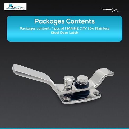 MARINE CITY 304 Stainless Steel Door Latch for Boats, Ships, Yatchs, RVs in Saudi Arabia