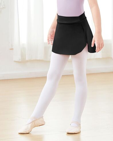 Girls Kids Pull on Ballet Skirts Elastic Short Mini Dance Skirt in Saudi Arabia
