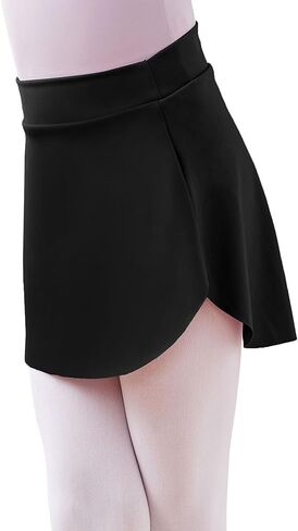 Girls Kids Pull on Ballet Skirts Elastic Short Mini Dance Skirt in Saudi Arabia