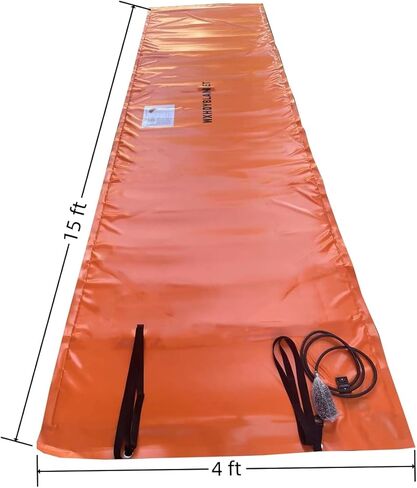 WXHDYBLANKET-ETL شهادة - حجم كبير 4-15FT بطانية ذوبان الأرض، بطانية معالجة الخرسانة الساخنة، بطانية تسخين عازلة للحرارة السريعة، بطانية ذوبان الأرض ساخنة عالية التأثير in Saudi Arabia