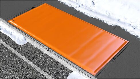WXHDYBLANKET-ETL شهادة - حجم كبير 4-15FT بطانية ذوبان الأرض، بطانية معالجة الخرسانة الساخنة، بطانية تسخين عازلة للحرارة السريعة، بطانية ذوبان الأرض ساخنة عالية التأثير in Saudi Arabia