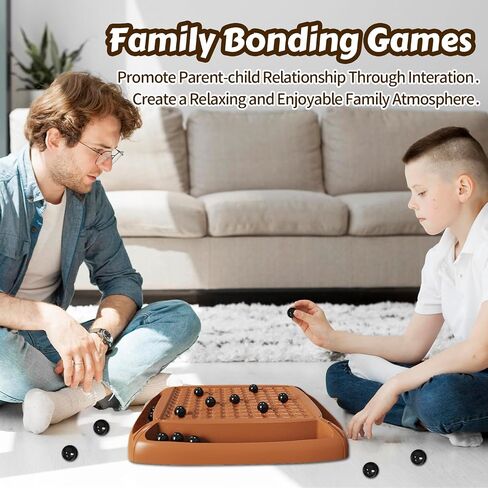 Magnetic Chess Game with 28 Pcs Magnetic Pieces, Family Board Games for Kids and Adults, Magnetic Chess Set Ideal for Family and Friend Game Night 2-4 Players in Saudi Arabia