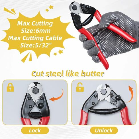 99 Pcs Stainless Steel Bike Cable Cutter,Bike Brake Cable and Housing Set,Bike Shifter Cable Housing Set with Bike Cable End Caps,Copper Sleeves and O-Rings Kit for Mountain Road Bike Bicycle in Saudi Arabia