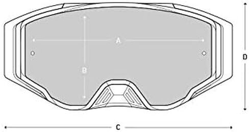 نظارات SPY Optic Foundation MX Goggles ونظارات رياضة السيارات والعدسات المعززة للألوان والتباين in Saudi Arabia