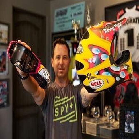 نظارات SPY Optic Foundation MX Goggles ونظارات رياضة السيارات والعدسات المعززة للألوان والتباين in Saudi Arabia