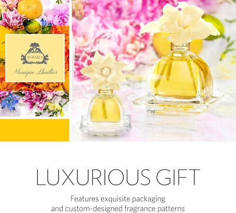 AGRARIA AirEssence & PetiteEssence Flower and Reed Diffuser Set, Luxury Home Scents Diffuser, Scented Oil Reed Diffuser, Flower and Reed Diffuser Gift Set for All Occasions in Saudi Arabia