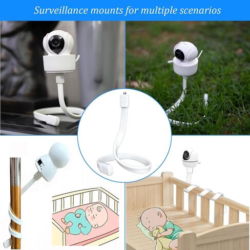 GUCHO Baby Monitor Mount Floor Stand Holder Compatible with Infant Optics DXR-8 Pro,Hello Baby HB65T/HB30,Nanit Pro,Motorola,Vetch,Kasa Smart,iFamily,Adjustable & Safety Universal Baby Monitor Shelf in Saudi Arabia