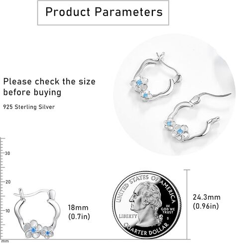 Dreamboat Snowflake Earrings 925 Sterling Silver Cubic Zirconia Snowflake Earrings Hypoallergenic Small Huggie Hoop Earrings Snowflake Jewelry Winter Gifts for Women Girls in Saudi Arabia