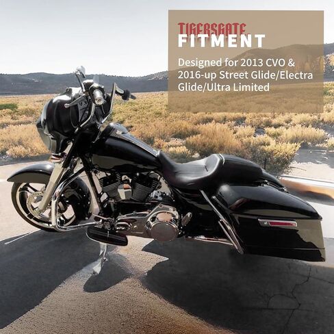 شريط ميثوك قرد مقاس 12 بوصة باللون الأسود مقاس 1 1/4 بوصة مقود شماعات القرد لدراجات Harley Mitre Cut 2014-2022 Street Glide/Electra Glide/Ultra Limited in Kuwait