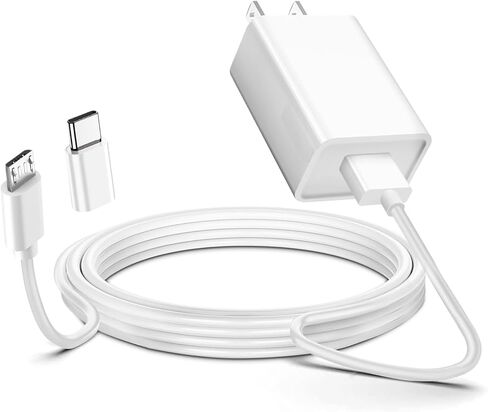 2 Pack Charging Power Cable Cord 9V for Arlo Pro Pro2, Arlo Q,Arlo GO, Essential Spotlight XL/XL 2nd, Wyze Cam Pan v3 v2,Netvue,Blink,Yi Home Camera,Oculus go,Kasa Cam Wall Charger Adapter Replacement in Kuwait