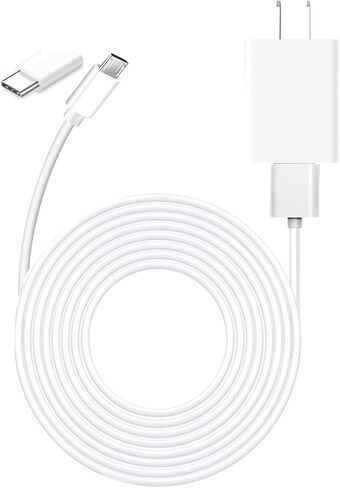 2 Pack Charging Power Cable Cord 9V for Arlo Pro Pro2, Arlo Q,Arlo GO, Essential Spotlight XL/XL 2nd, Wyze Cam Pan v3 v2,Netvue,Blink,Yi Home Camera,Oculus go,Kasa Cam Wall Charger Adapter Replacement in Kuwait