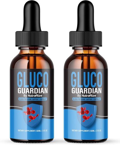 (عبوتان) قطرات Gluco Guardian، مكمل سائل Gluco Guardian المتقدم، تركيبة دعم الدم الطبيعية بالكامل، Gluco Guardian 24، قطرات عشبية ذات قوة قصوى، تقييمات GlucoGuardian (60 وجبة) in Kuwait