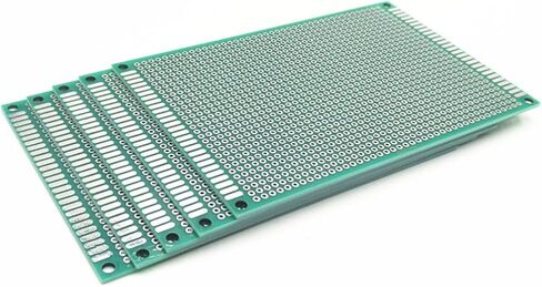 XJSXZC نموذج أولي مزدوج الجوانب لوحة دائرة مطبوعة PCB عالمية 9 × 15 سم أخضر 5 قطع in Kuwait