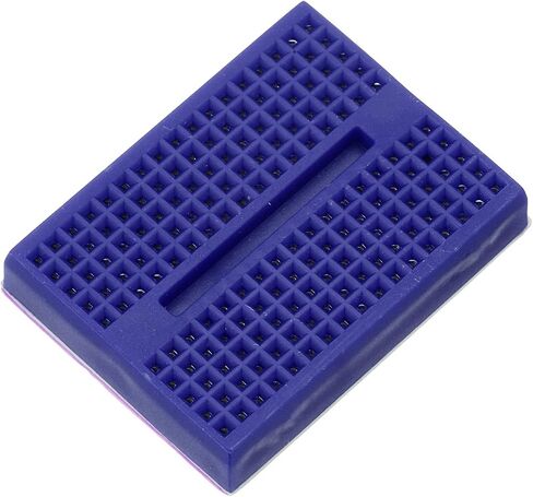 PATIKIL 12pcs Mini Breadboard, Solderless Breadboard Small Breadboard 170 Tie Points Prototype PCB Bread Board Electronics Self Adhesive Plates, SYB-170, White in Saudi Arabia
