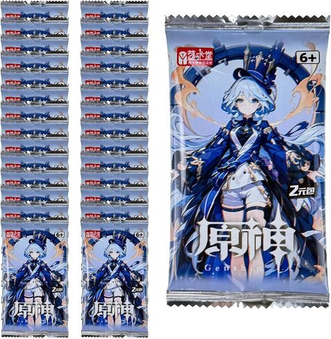 Genshin Impact Collectible Cards - Booster Packs Trading Card [Imported] - 9th Deluxe Version (Boxed of 30 Packs) in Saudi Arabia