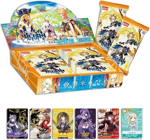 Genshin Impact Collectible Cards - Booster Packs Trading Card [Imported] - 9th Deluxe Version (Boxed of 30 Packs) in Saudi Arabia