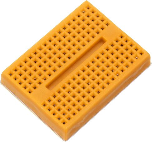 PATIKIL 6pcs Mini Breadboard, Solderless Breadboard Small Breadboard 170 Tie Points Prototype PCB Bread Board Electronics Self Adhesive Plates, SYB-170, White in Saudi Arabia