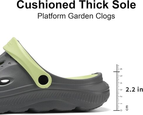 Arch Support Clogs Mens Womens Garden Shoes Lightweight Outdoor Beach Slippers Recovery Sandals with Removable Thick Insoles in Saudi Arabia