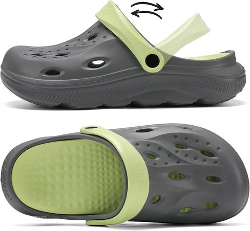 Arch Support Clogs Mens Womens Garden Shoes Lightweight Outdoor Beach Slippers Recovery Sandals with Removable Thick Insoles in Saudi Arabia