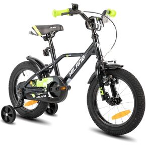 HILAND Kids Bike 12 14 16 Inch Kids' Bicycles for Boys Girls Age 2-7 Years, Children's Bicycle with Training Wheels