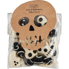 Mud Pie Felted Halloween Fill, Pumpkin