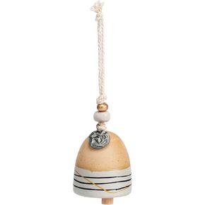 Demdaco Remembrance Gold Tone 2.5 inch Stoneware and Wood Mini Inspired Bell in Saudi Arabia