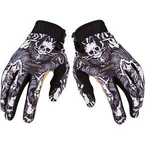 Skull Ghost ClawGhost Claw Bike Gloves MTB Cycling Racing Bicycles Full Finger Gloves for Adult Cycling Climbing Riding Biking Outdoor Sports