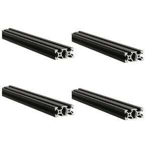 Silver 2040 Aluminum Extrusion Profile European Standard Linear Rail 2040 Aluminum Profile Frame Machine DIY 3D Printer Workbench CNC (200mm) 4PCS