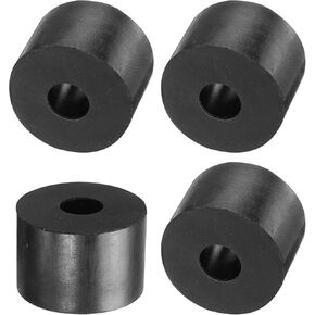 uxcell 4pcs Rubber Spacers 50mm OD, 20mm ID, 20mm Height Round Anti Vibration Spacer Rubber Bushing Grommets Thick Rubber Washers for Home Car Accessories
