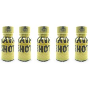 KAVA Shot - 500mg Kavalactones - Original Flavor - Dietary Supplement - 5 Count - 10ml