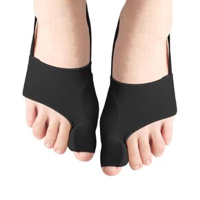 2PC Bunion Corrector for Women Men Bunion Pain Relief, Breathable Big Toe Straightener Toe Spacers, Bunion Correction Socks Bunion Splint with Built-in Gel Pad and Adjustable Straps