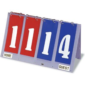 Tandem Sport 2 Digit Score Keeper - Score Flipper for Volleyball, Basketball, Baseball & Football - Tabletop Easy Flip Scoreboard