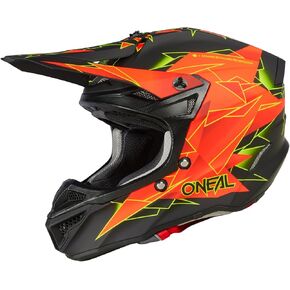 O'Neal unisex adult Offroad 5 SRS Helmet Surge, Black/Red, Large US