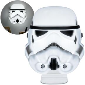 Paladone Star Wars Stormtrooper Mask Light - Officially Licensed Disney Merchandise, Wall Mountable or Free-Standing Lucas Film Character Lamp, USB or Battery Powered