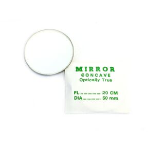 EISCO Concave Mirror 50mm Dia., 200 Focal Length