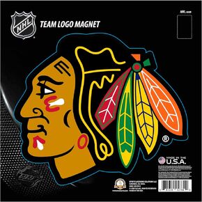FANMATS 32523Chicago Blackhawks Blackhawks Large Team Logo Magnet 10" (8.6467"x7.5591")