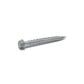 1/4" x 1-1/4" Wej-It Hex Washer Head Wej-Con (Tapcon) Concrete Screw w/Bit - 410 Stainless Steel - 100/BX