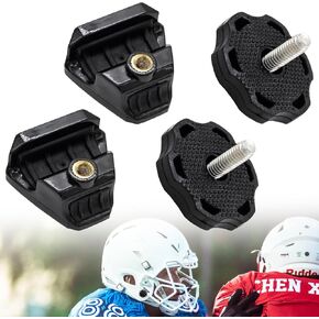 2 Pcs Football Helmet Thumb Screws, Football Visor Clips Compatible for Most Football Helmet Football Helmet Visor Quick Connect Clips for Football, Football Visors, Football Helmets