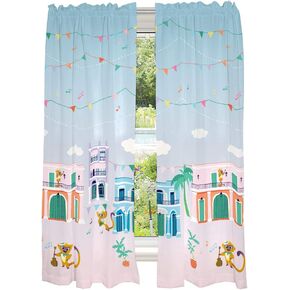 Franco Kids Window Curtain Panels Drapes Set, 82 in x 63 in, Sony Vivo