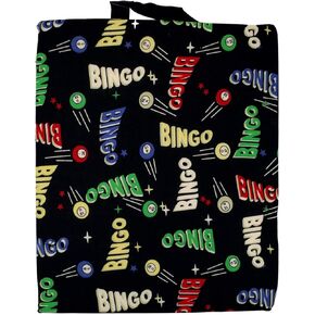 TG,LLC Treasure Gurus Patterned Foam Bingo Stadium Game Travel Portable Seat Cushion Office Chair Pad w/Carry Handle