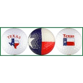 Texas Flag Variety Golf Ball Gift Set