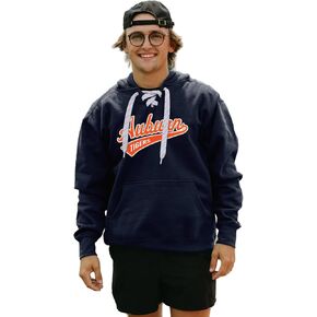 Blue 84 NCAA Officially Licensed Lace Up Hooded Sweatshirt Applique